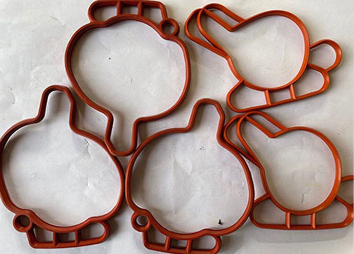 Fluororubber shaped sealing ring