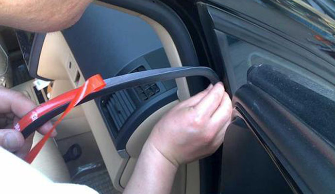 Rubber strip use case